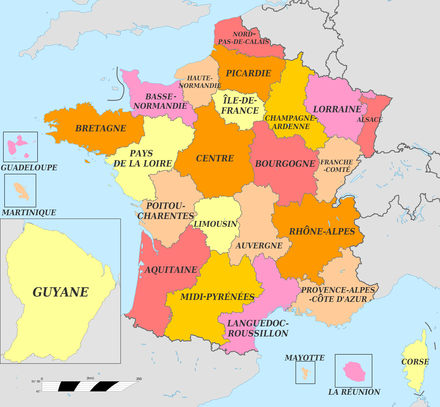Quelles sont les différentes régions de France ?